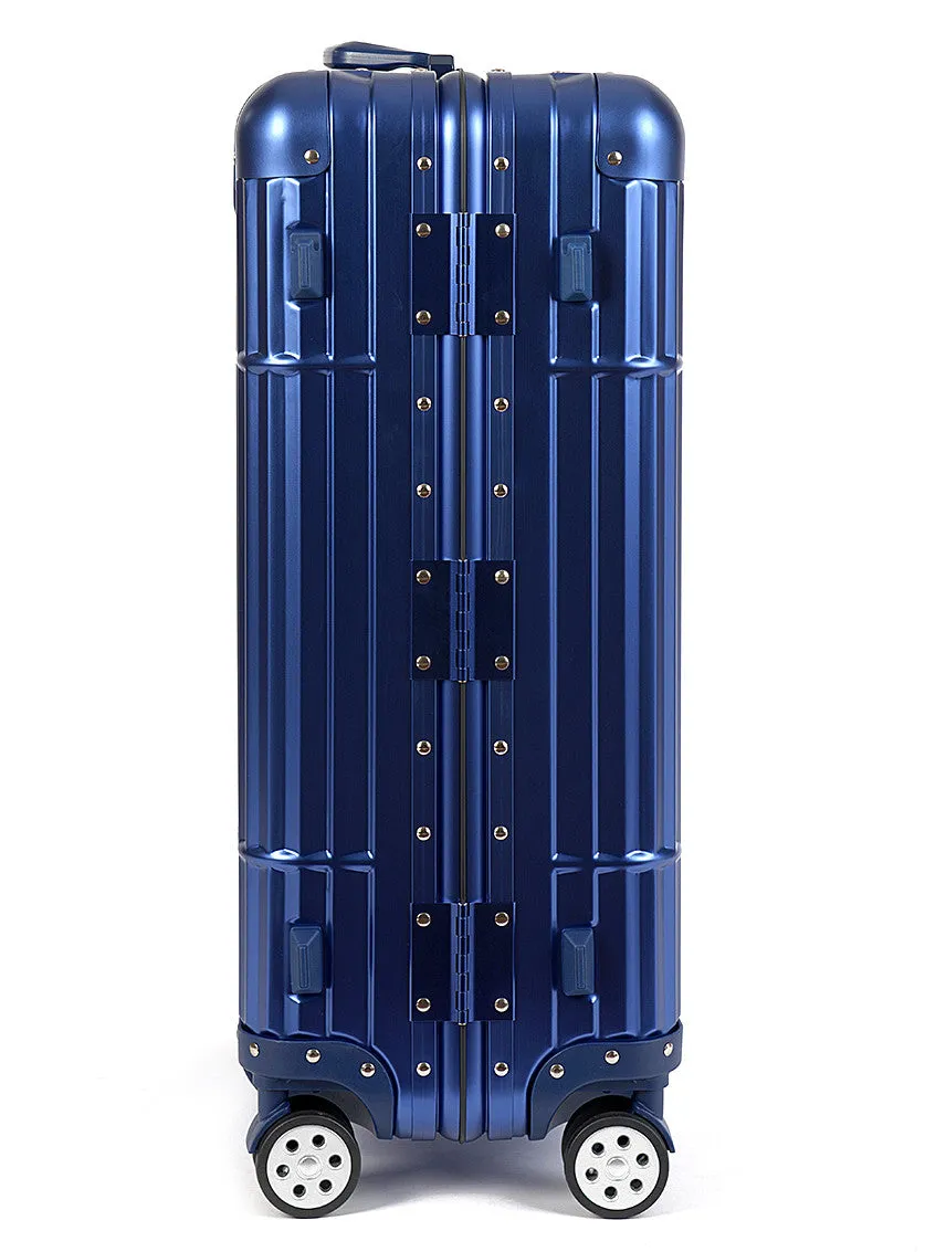 28" Aluminum Luggage (Blue)