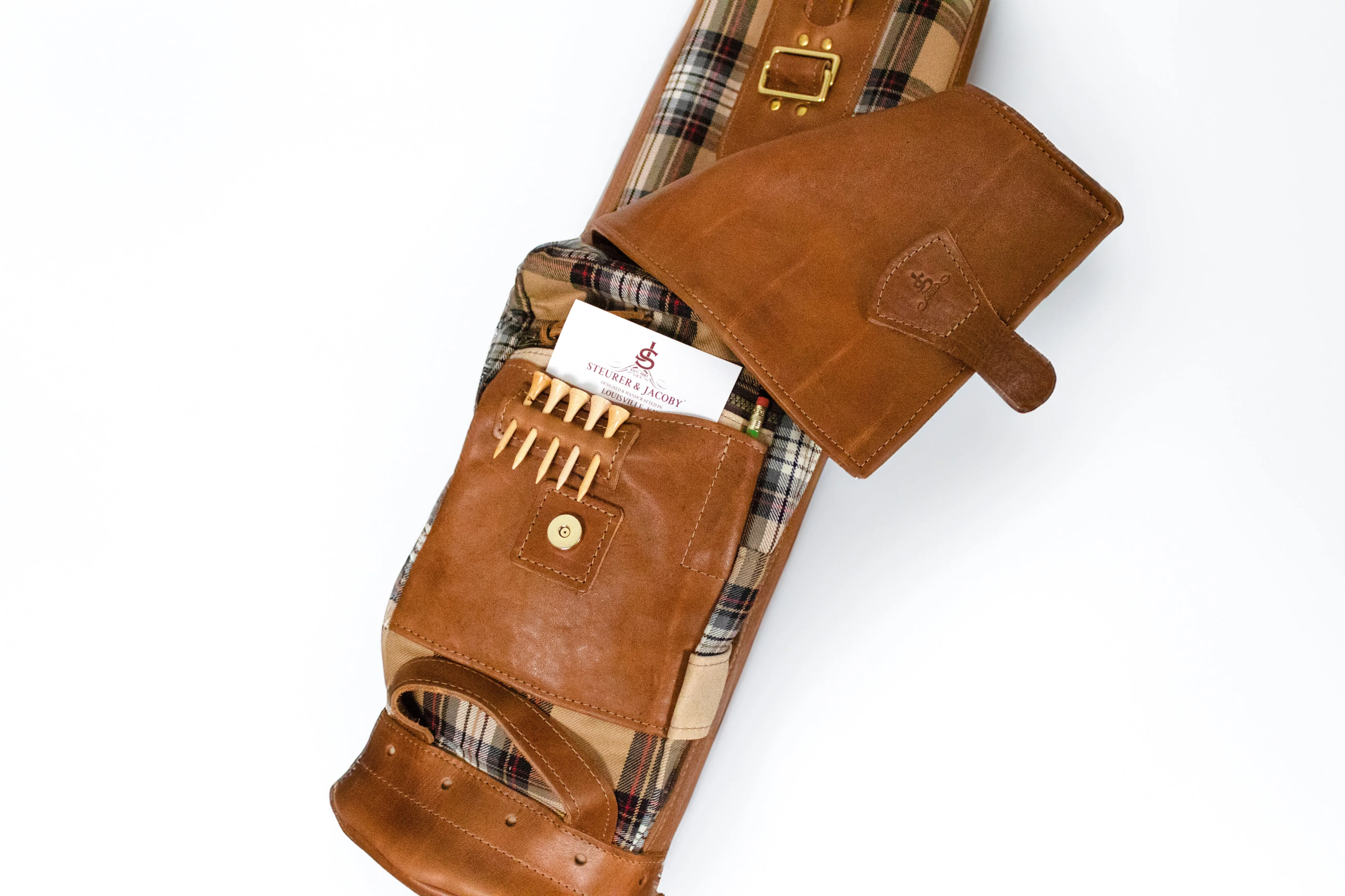 8” Sunday Style Tartan Golf Bag