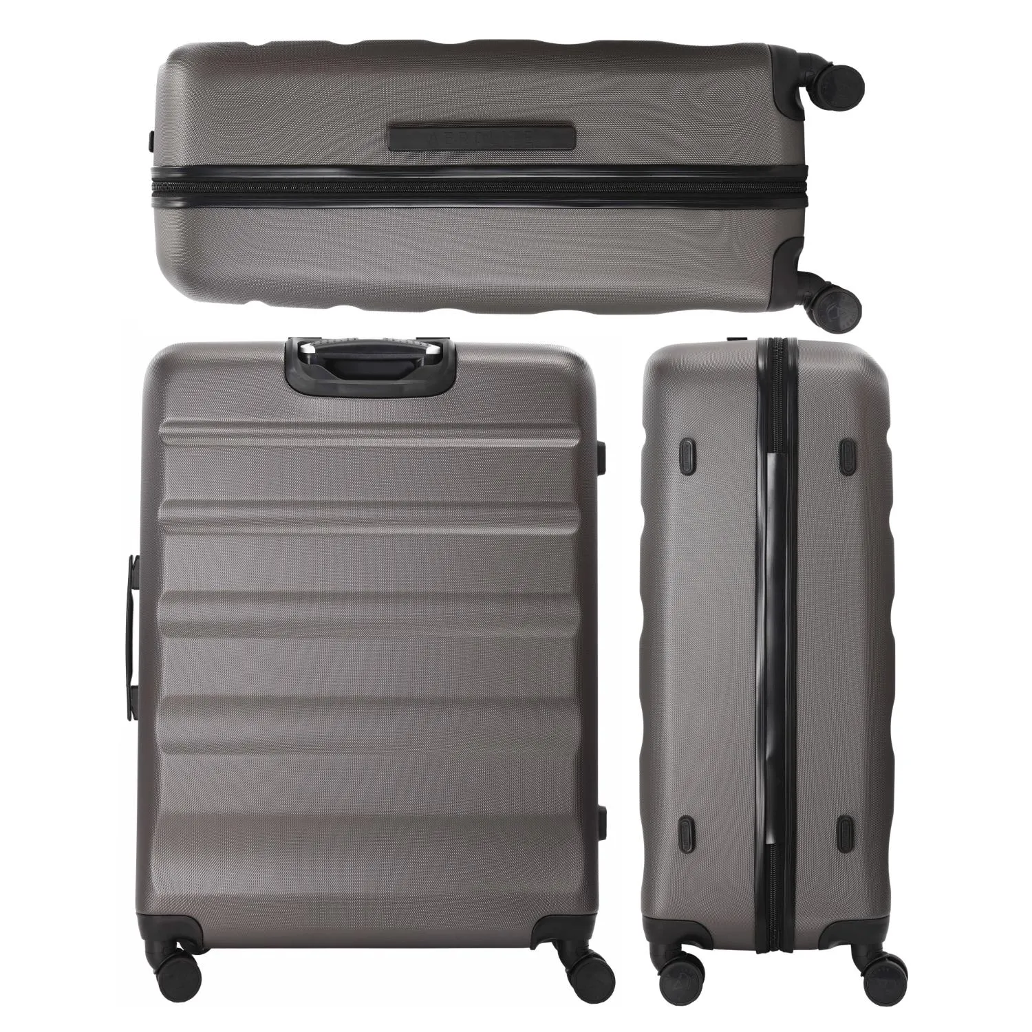 Aerolite 25" (69x50x27cm) Medium Lightweight Hard Shell Checked In Hold Luggage Suitcase with 8 Wheels, 82L Capacity