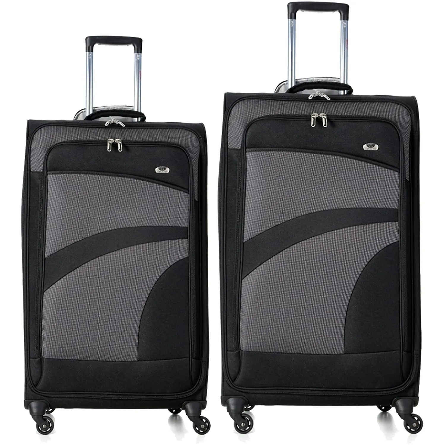 Aerolite Super Lightweight 4 Wheels Soft Shell Cabin & Hold Luggage, Cabin Size Approved for Ryanair (Priority), easyJet (Plus/Large Cabin), British Airways, Delta, Lufthansa, (Cabin 21", Medium 26", Large 30")