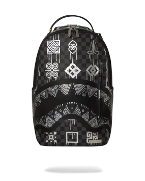 AFRICAN INTELLIGENCE 9 POWER GLYPHICS BACKPACK - SANDFLOWER COLLAB