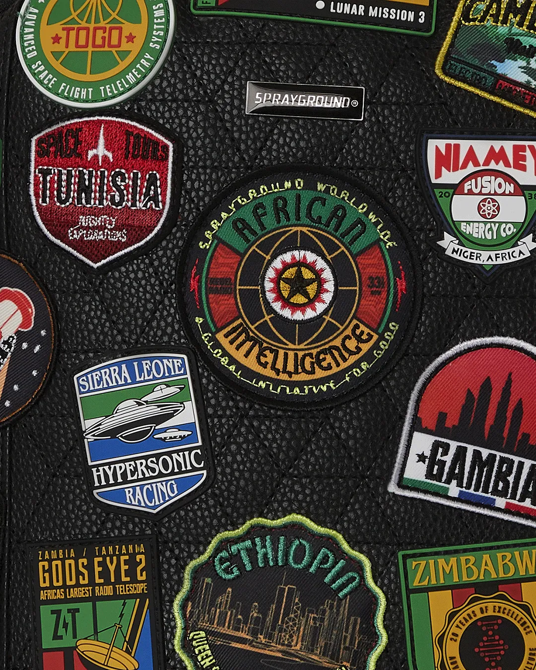 A.I. THE 54 (PATCHES OF AFRICA) CARGO BACKPACK