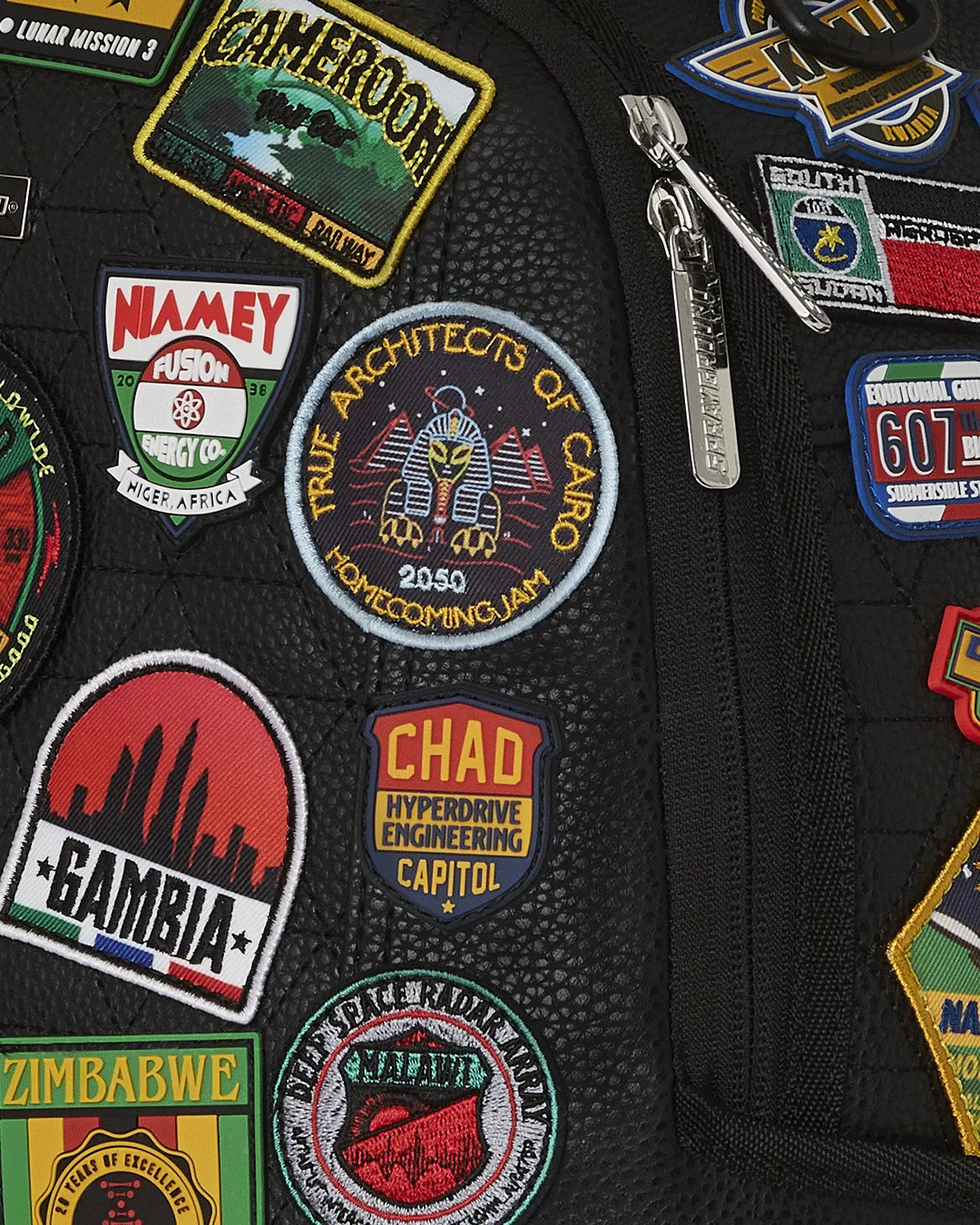 A.I. THE 54 (PATCHES OF AFRICA) CARGO BACKPACK