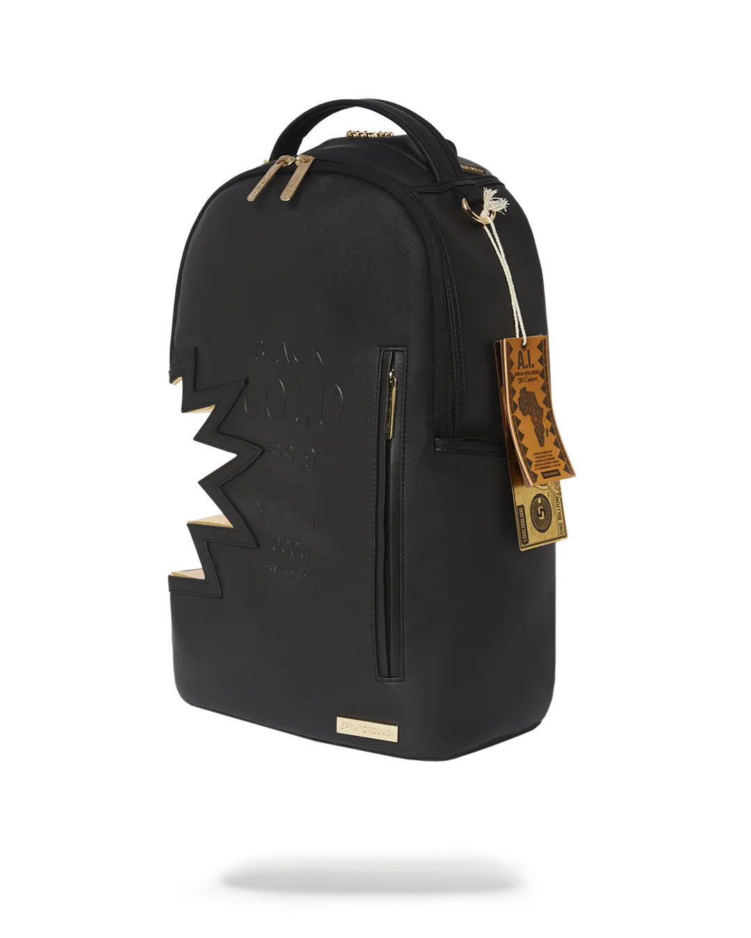 A.i.3 SHARK BITE BLACK GOLD BACKPACK (DLXV)