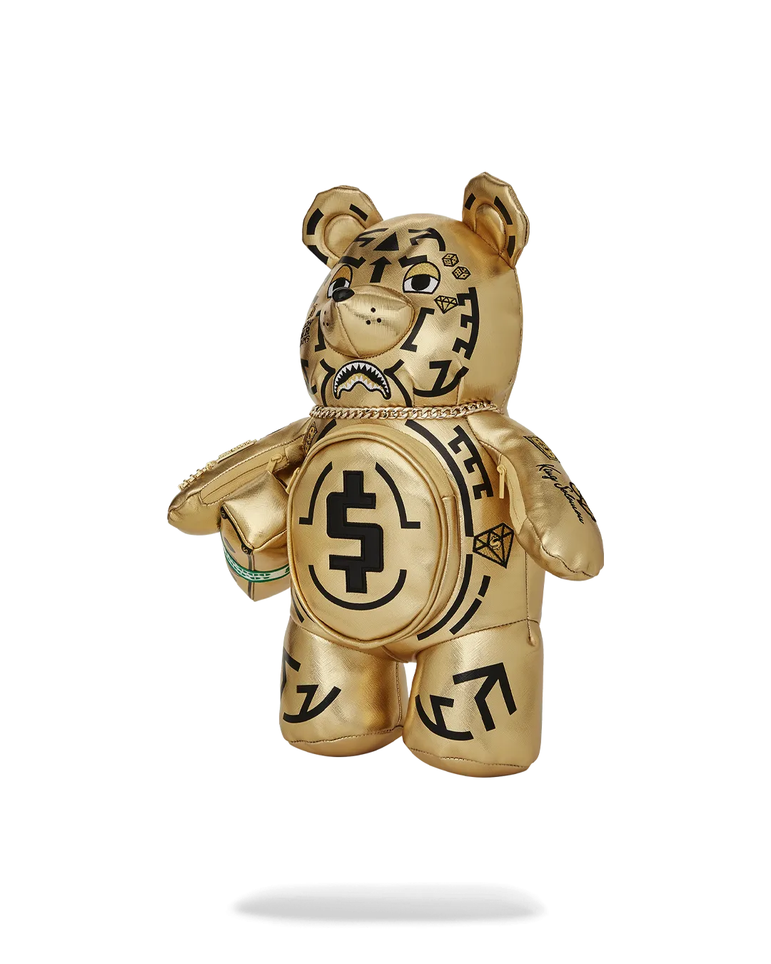 A.I.8 AFRICAN INTELLIGENCE PATH TO THE FUTURE II MEDIUM MONEYBEAR TEDDYBEAR BACKPACK