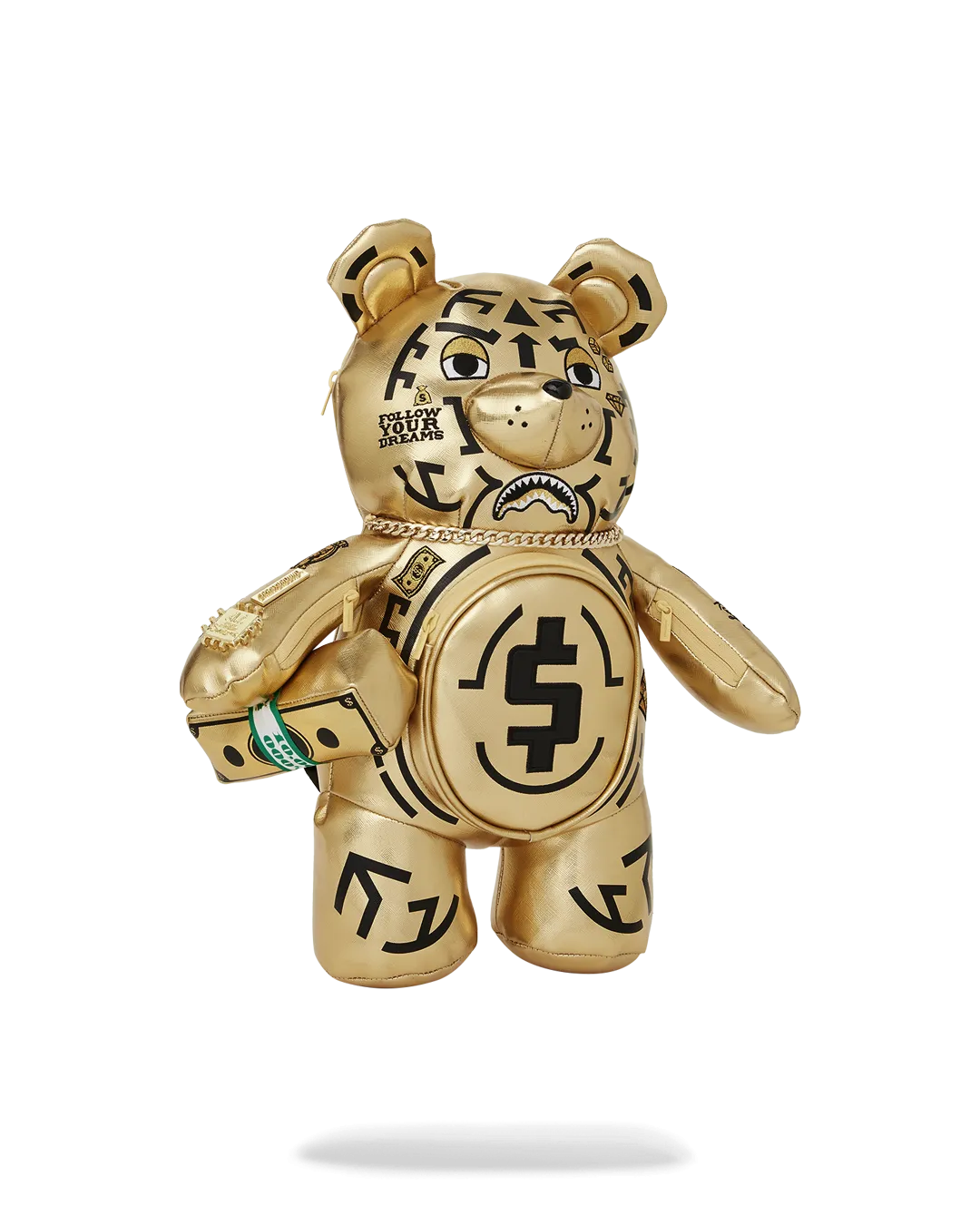 A.I.8 AFRICAN INTELLIGENCE PATH TO THE FUTURE II MEDIUM MONEYBEAR TEDDYBEAR BACKPACK