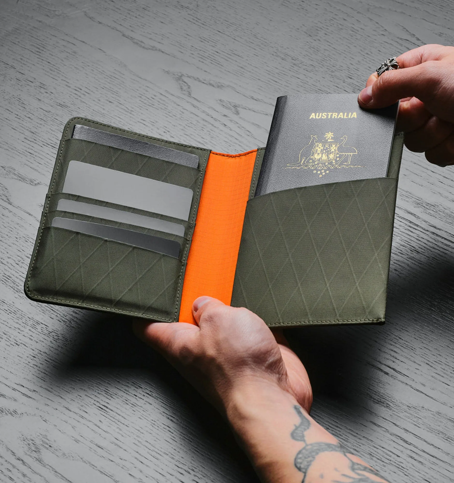 Alpaka ARK Bifold Passport Wallet