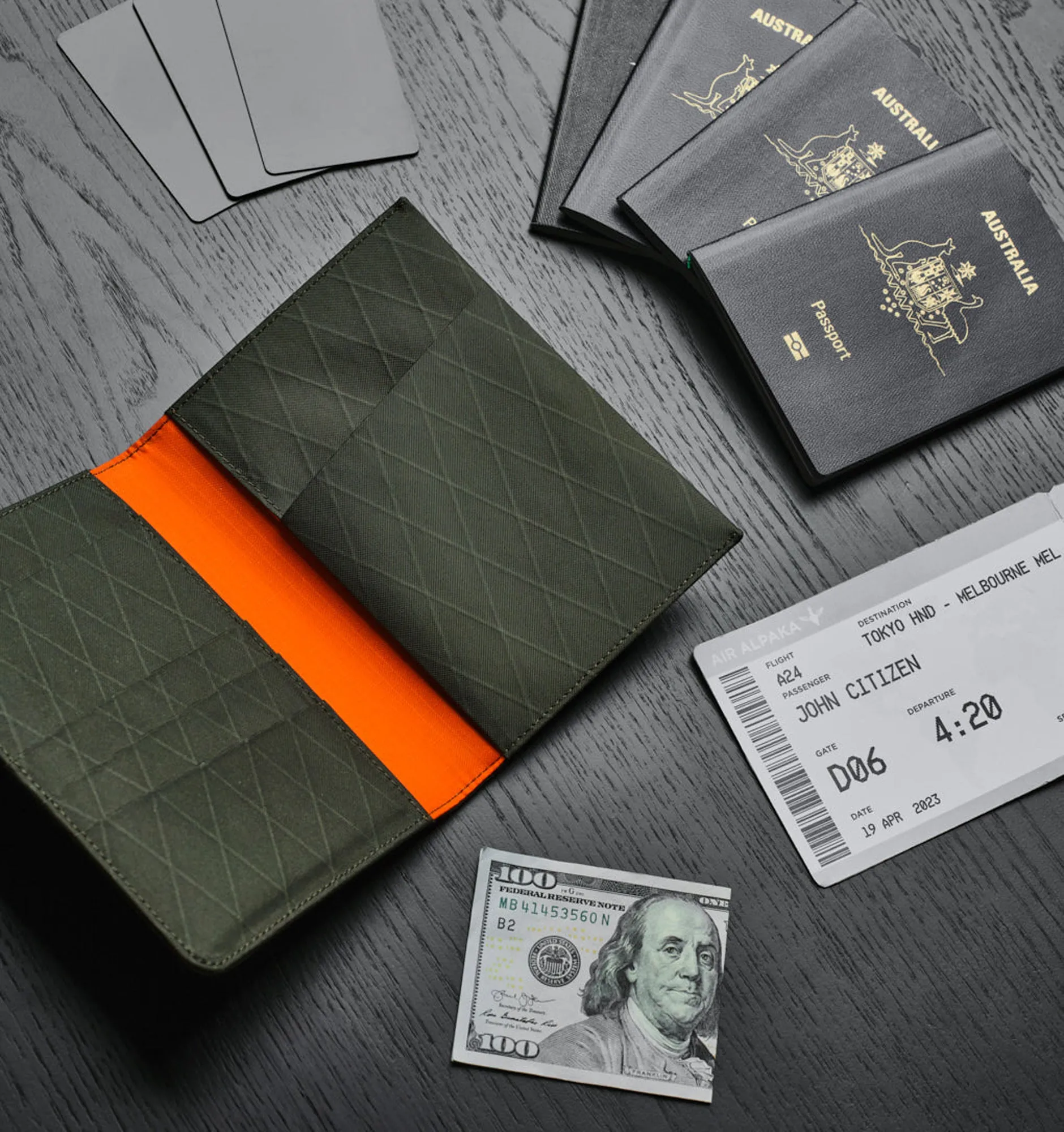 Alpaka ARK Bifold Passport Wallet