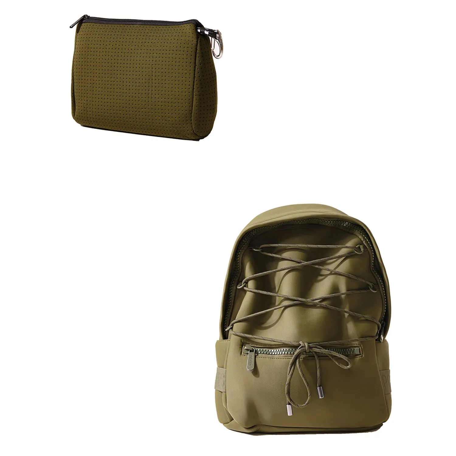 BACKPACK   POUCH - SAFARI GREEN