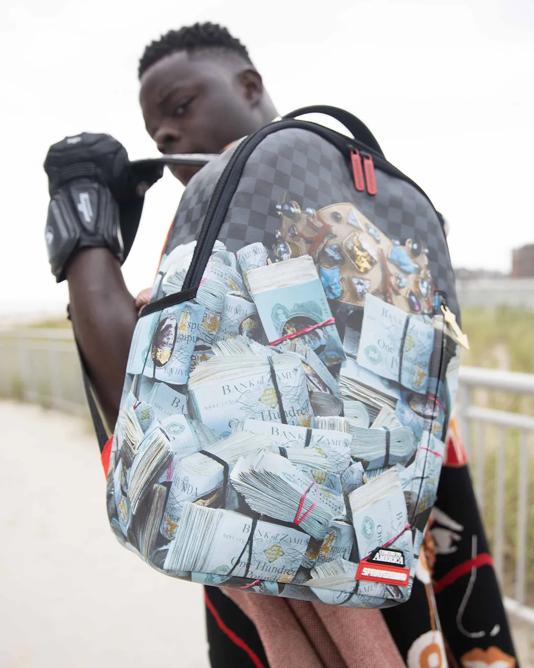 BANK STACKS OF ZAMUNDA COMING 2 AMERICA BACKPACK