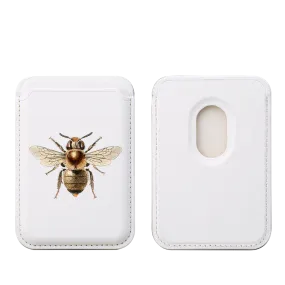 Bee V MagSafe Wallet- White