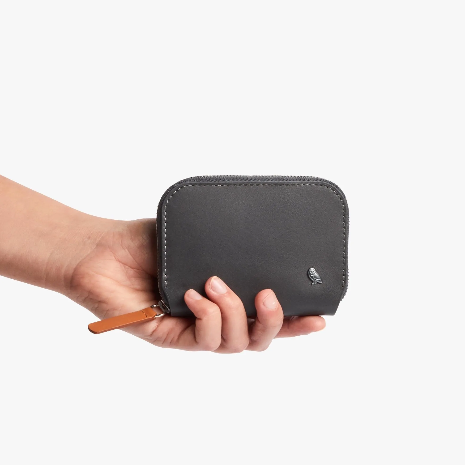 Bellroy Folio Mini | Unisex Leather Zip Wallet, Magnetic Pouch