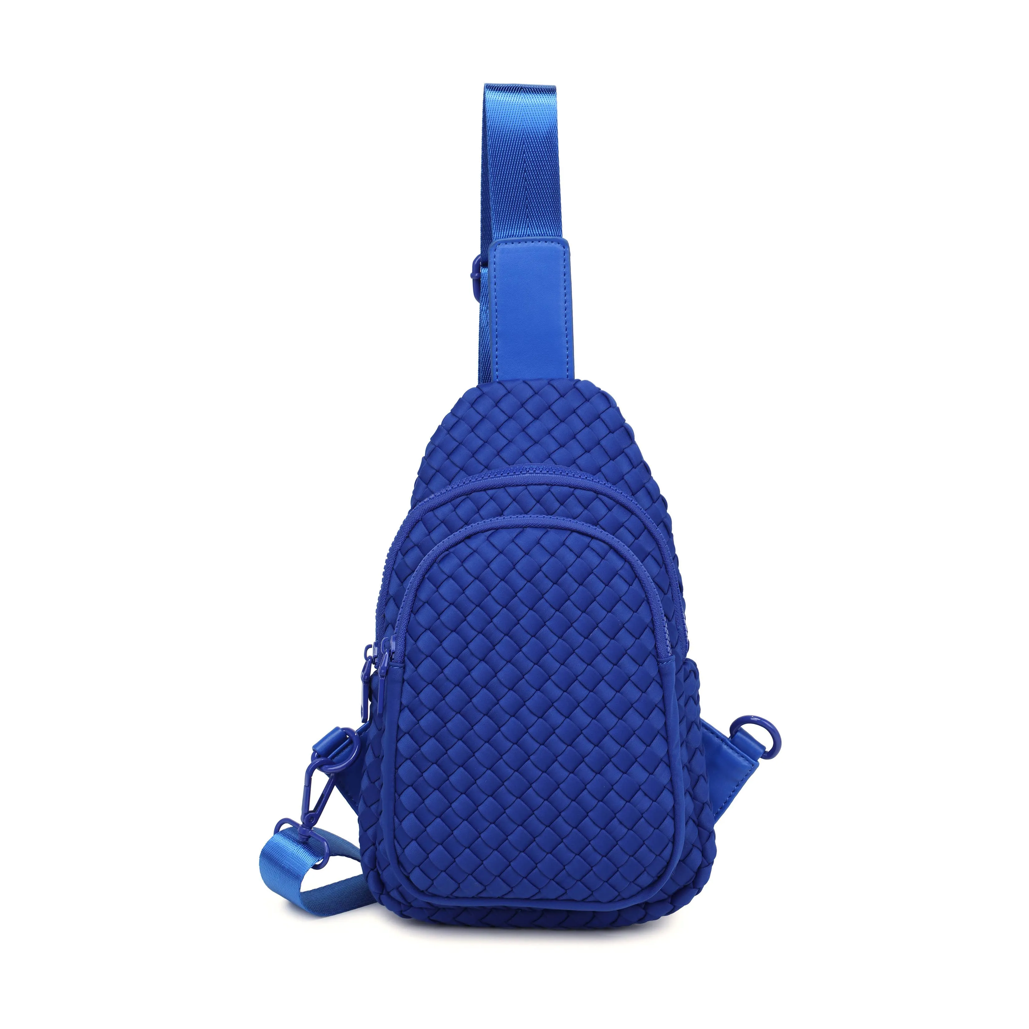 Beyond The Horizon - Woven Neoprene Sling Backpack: Cream