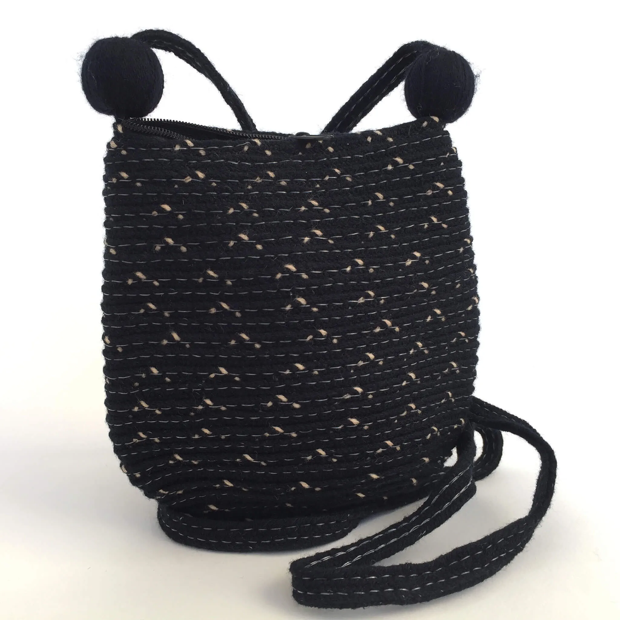 Black Cross Body Pouch Bag