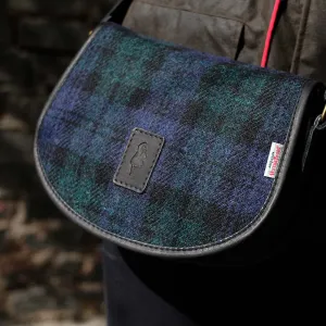 Black Watch Harris Tweed Cartridge Bag