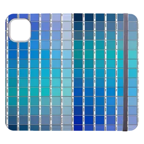 Blue Chromology By Kitty Joseph Wallet case