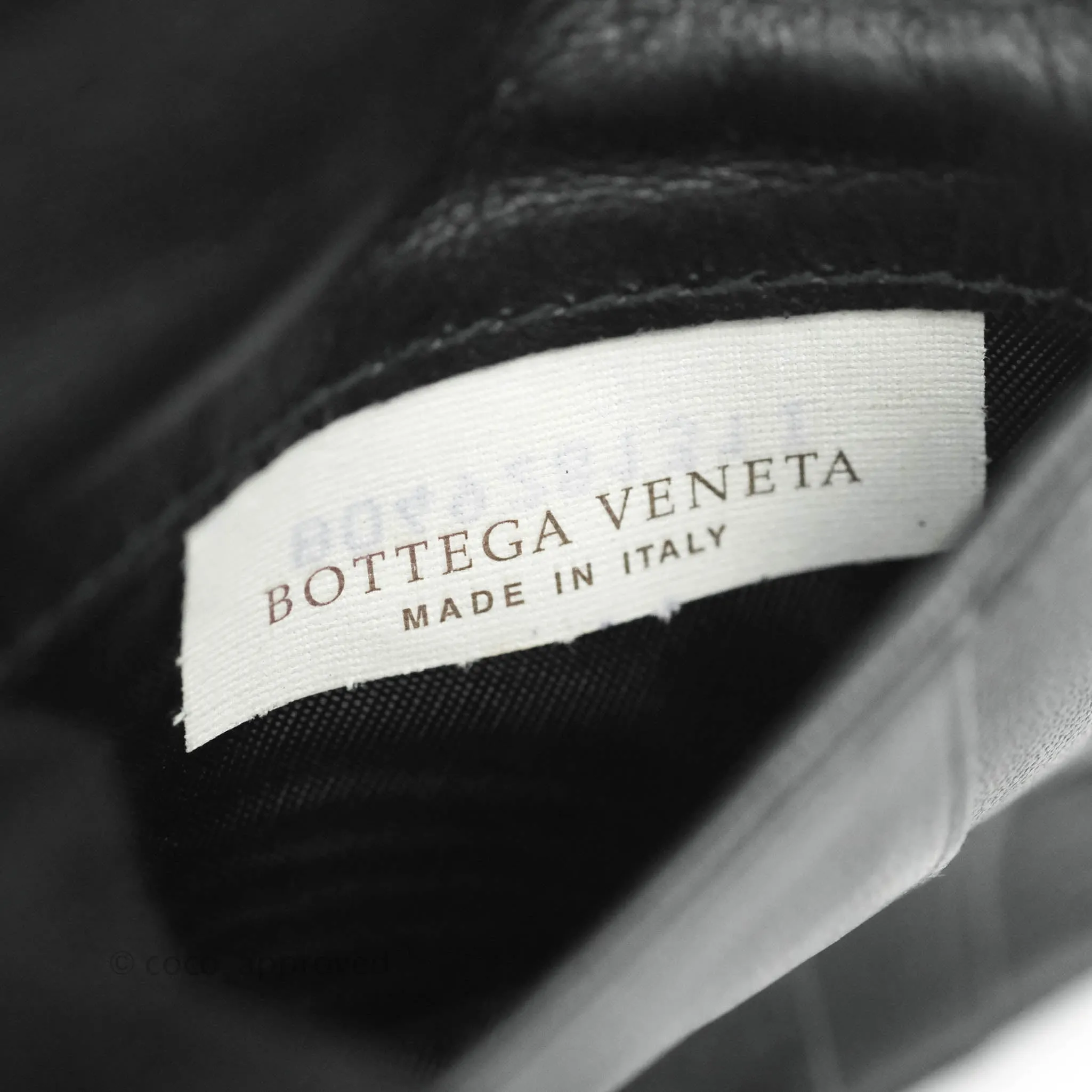 Bottega Veneta Bifold In Black Intrecciato Leather Wallet