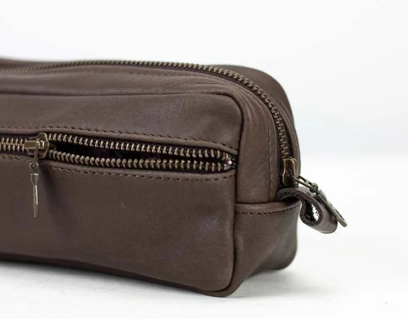 Brick case - Terra brown leather