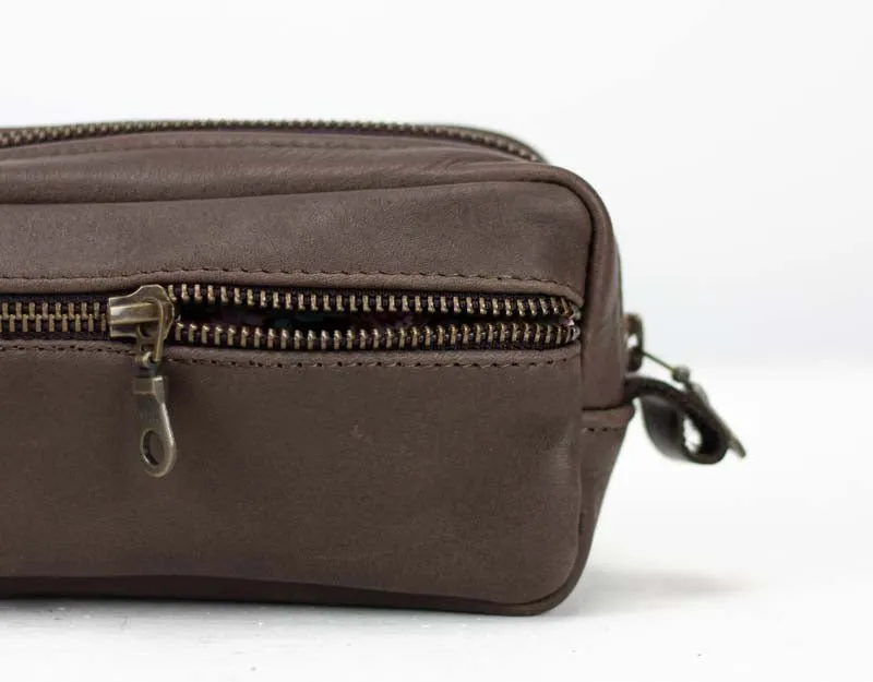 Brick case - Terra brown leather