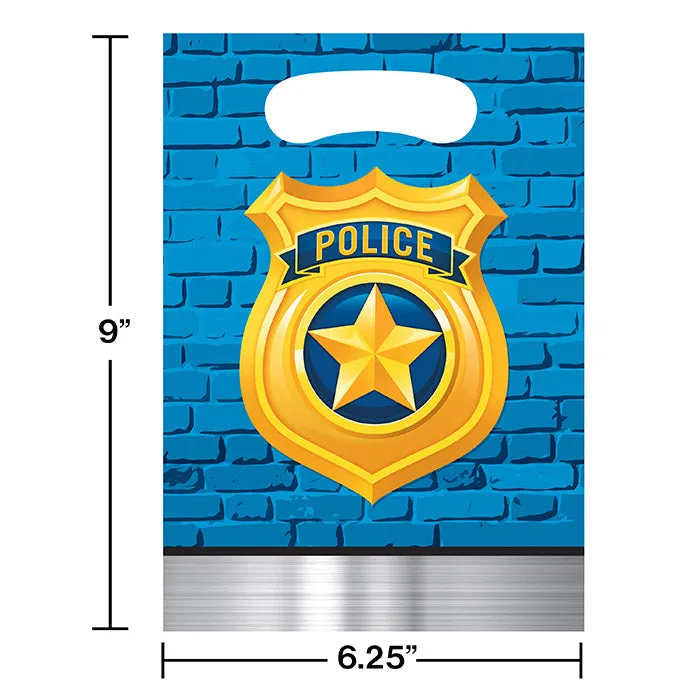 Bulk Police Party Favor Bags (96 per Case)