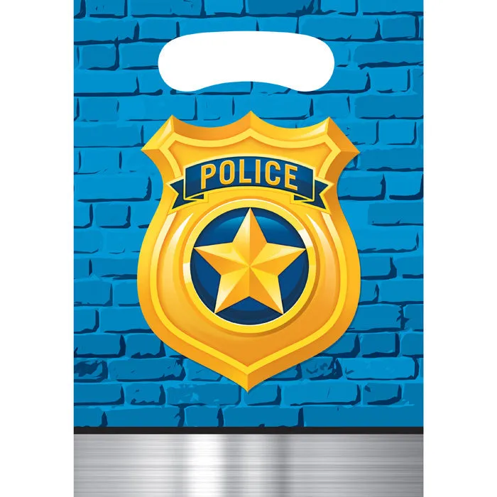 Bulk Police Party Favor Bags (96 per Case)