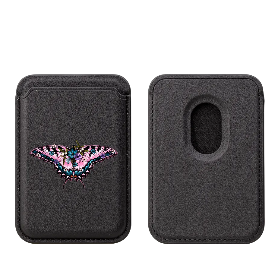 Butterfly VI MagSafe Wallet- Black