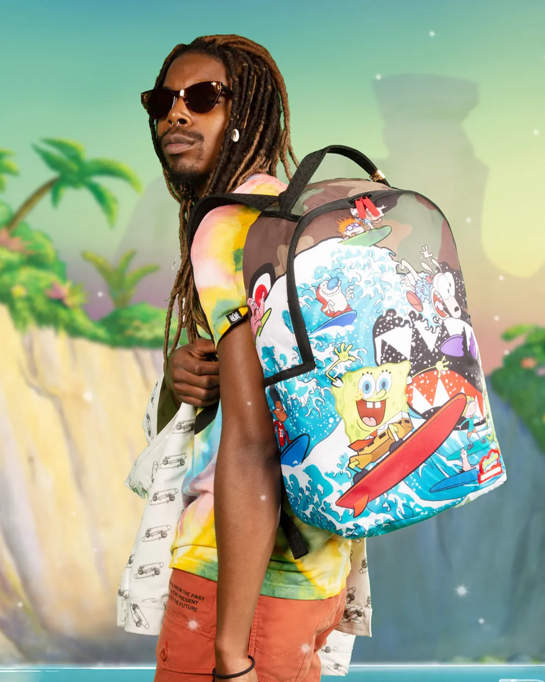 CAMOKAWA 90S SURFERS BACKPACK (DLXR)