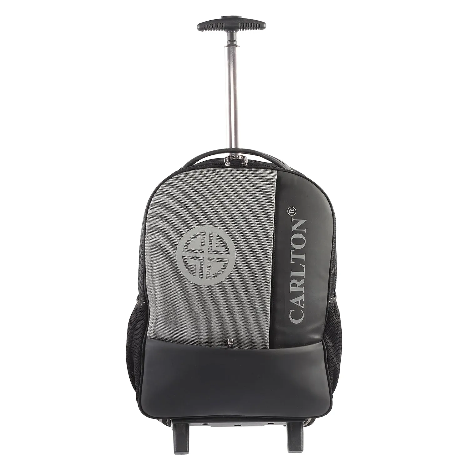 Carlton London Black Trolley Laptop Backpack