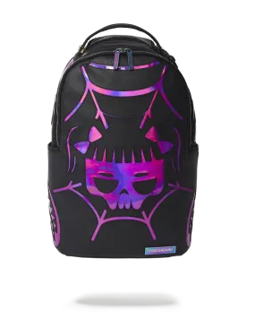 CAZZU IRIDESCENT CUT & SEW SPIDER SKULL SHARK BACKPACK (DLXV)