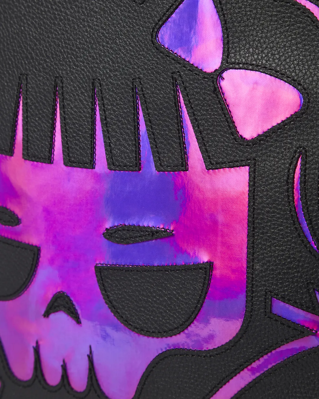 CAZZU IRIDESCENT CUT & SEW SPIDER SKULL SHARK BACKPACK (DLXV)