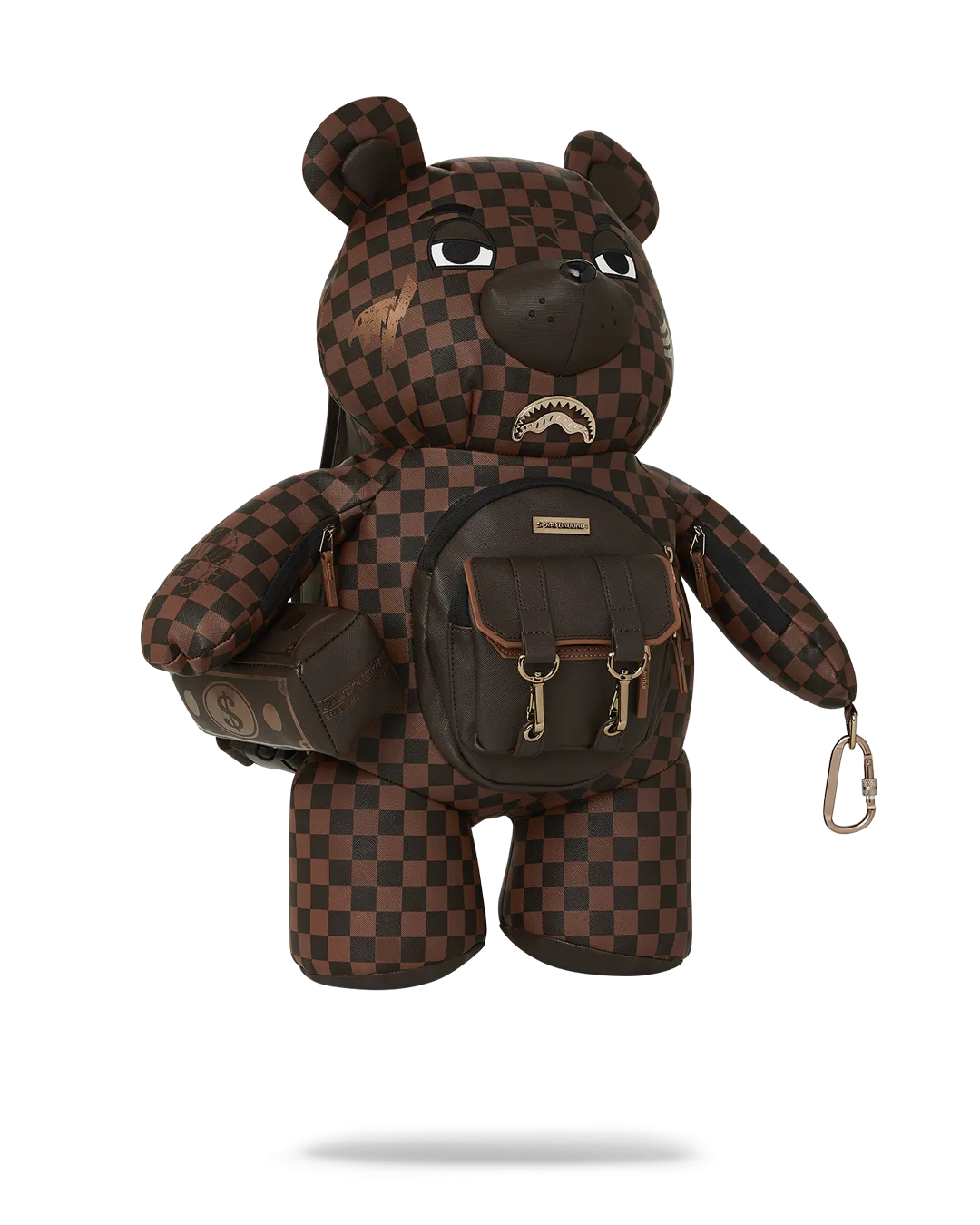 CHECKMATE ROYALE MONEYBEAR TEDDYBEAR BACKPACK