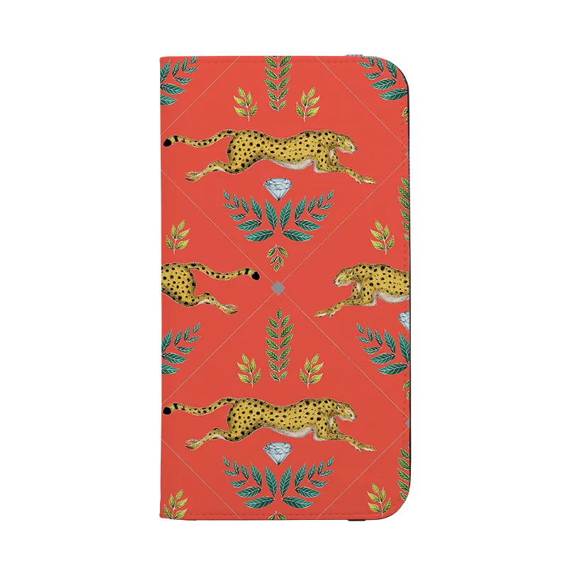 Cheetah Red By Catherine Rowe Wallet case