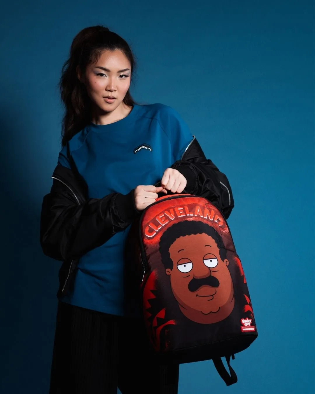 CLEVELAND SHARK FAMILY GUY DLXSR BACKPACK