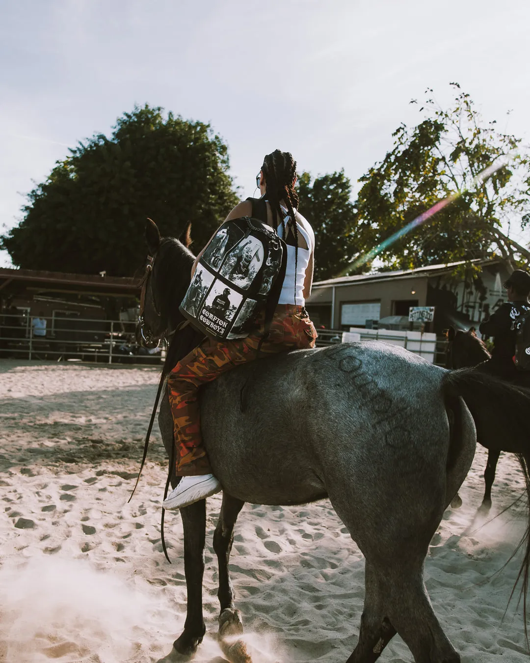 COMPTON COWBOYS HOME ON THE RANGE BACKPACK