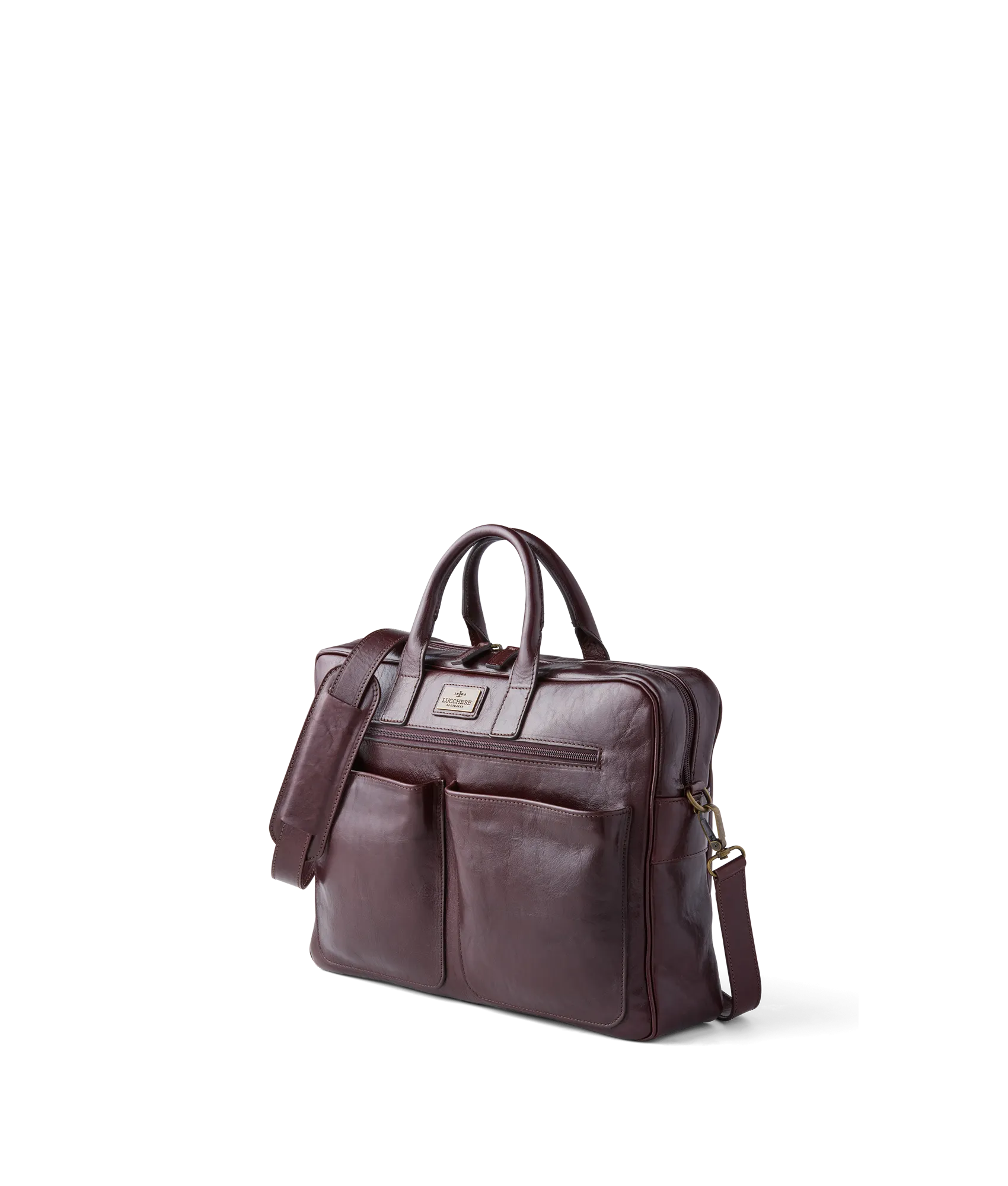 Cosimo Briefcase :: Chocolate