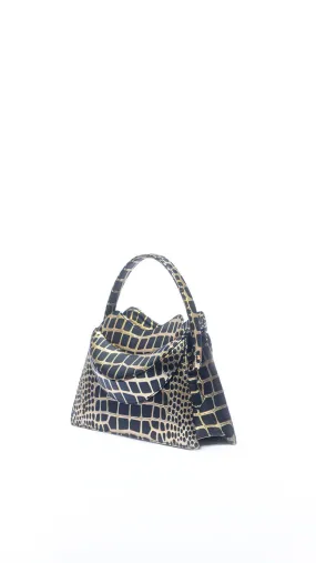 Dada Pedon Giza Gold Zircon Micro Tote Bag