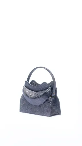 Dada Pedon Luna Achantus Velvet Mini Tote Bag