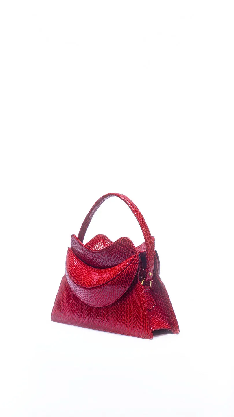 Dada Pedon Pia Garnet Crystal micro tote bag