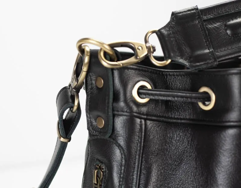 Danae bag - Black leather