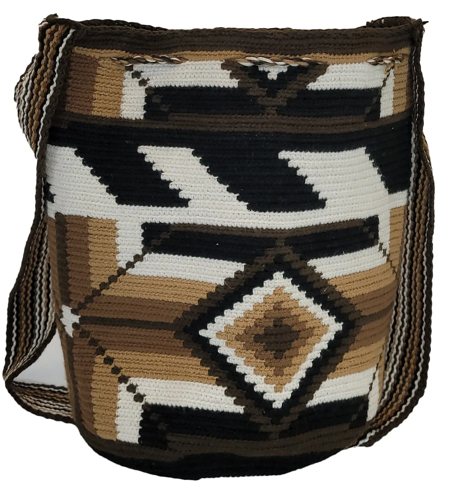 Davina Large Handmade Crochet Wayuu Mochila Bag