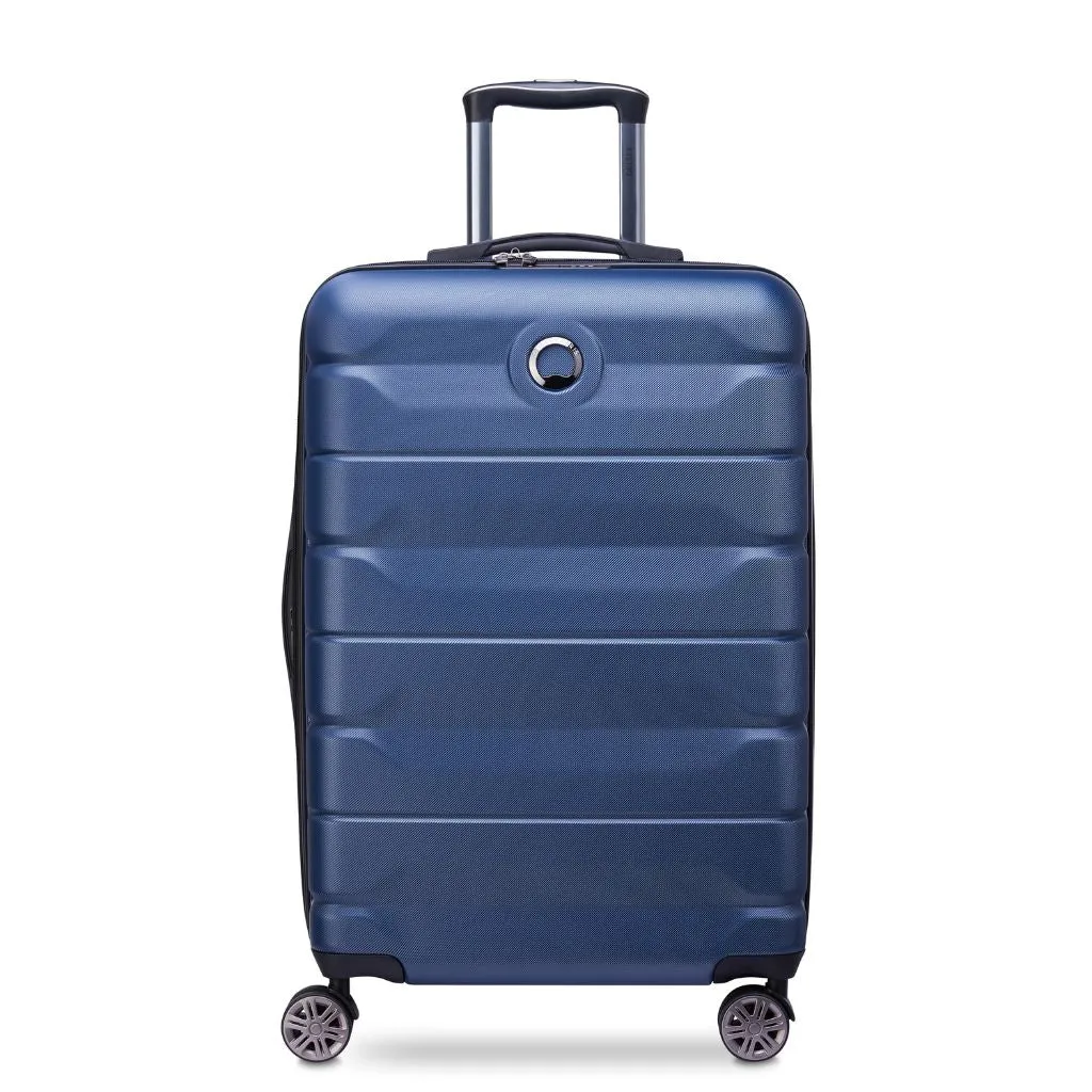 Delsey Air Amour 68cm Expandable Medium Luggage - Night Blue