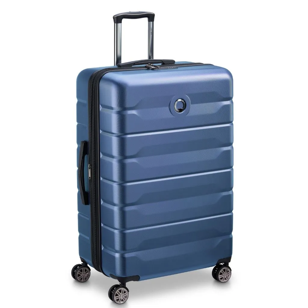 Delsey Air Amour 78cm Expandable Large Luggage - Night Blue