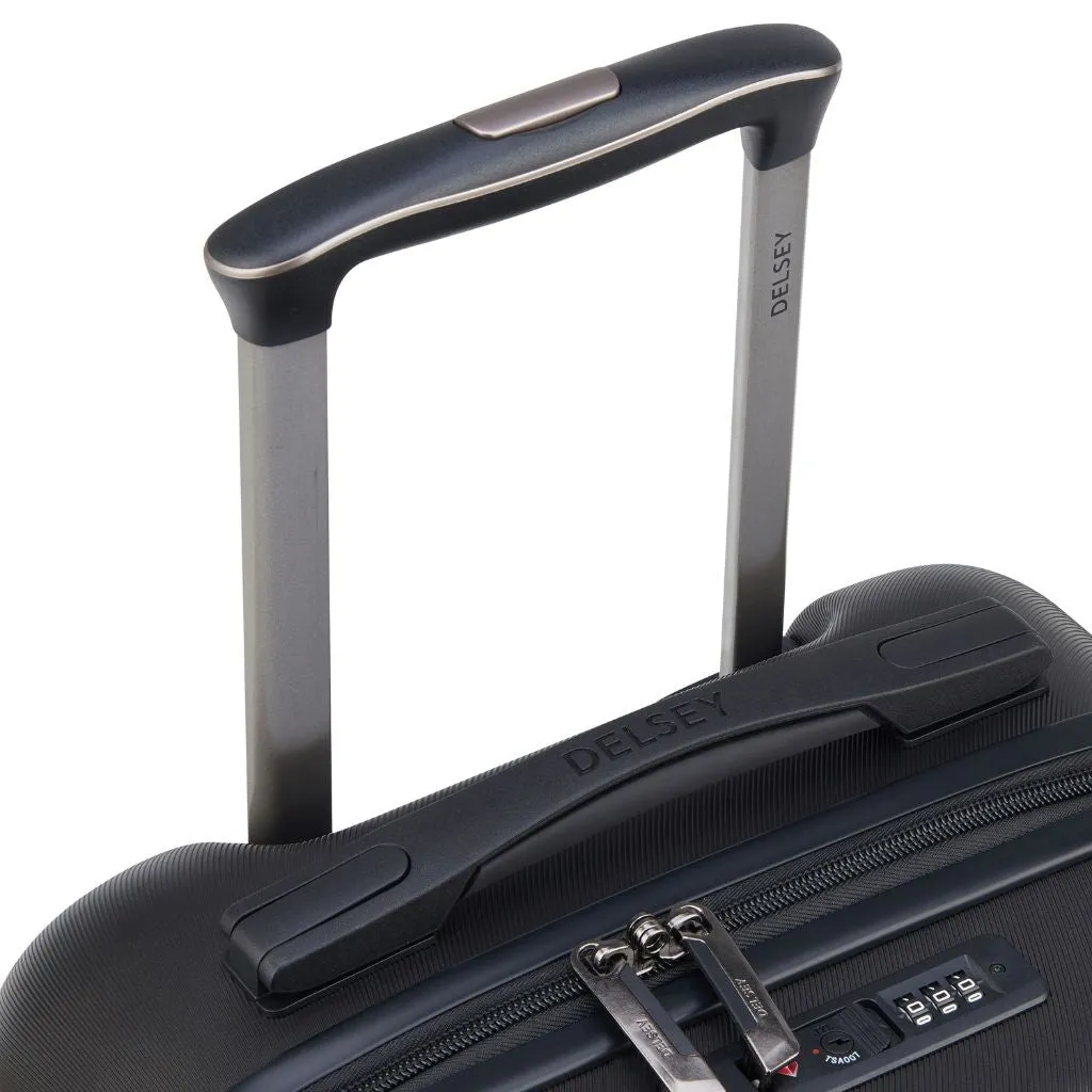 Delsey Air Armour 55cm Carry On Luggage - Black