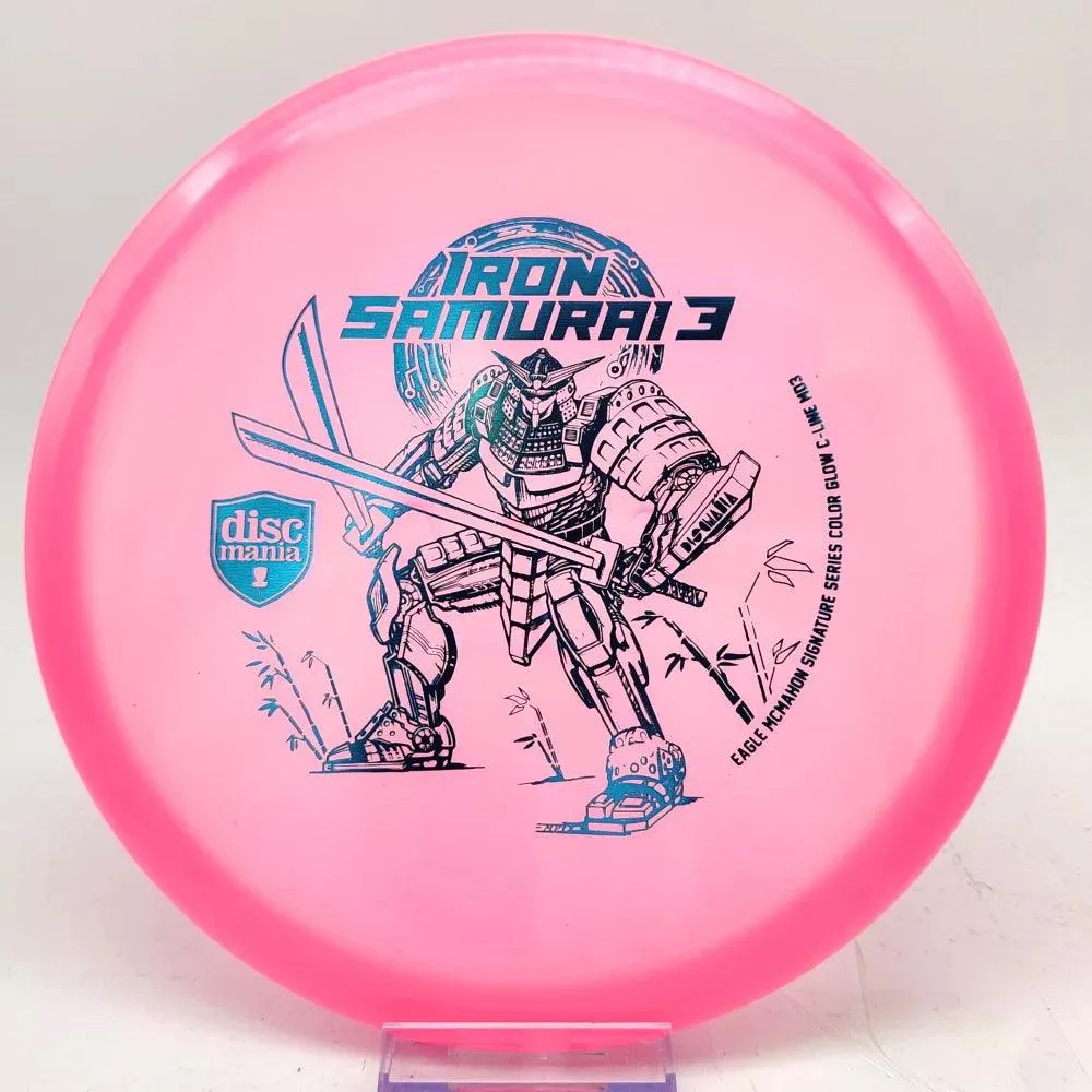 Discmania Iron Samurai 3 Eagle McMahaon Signature Color Glow C-Line MD3