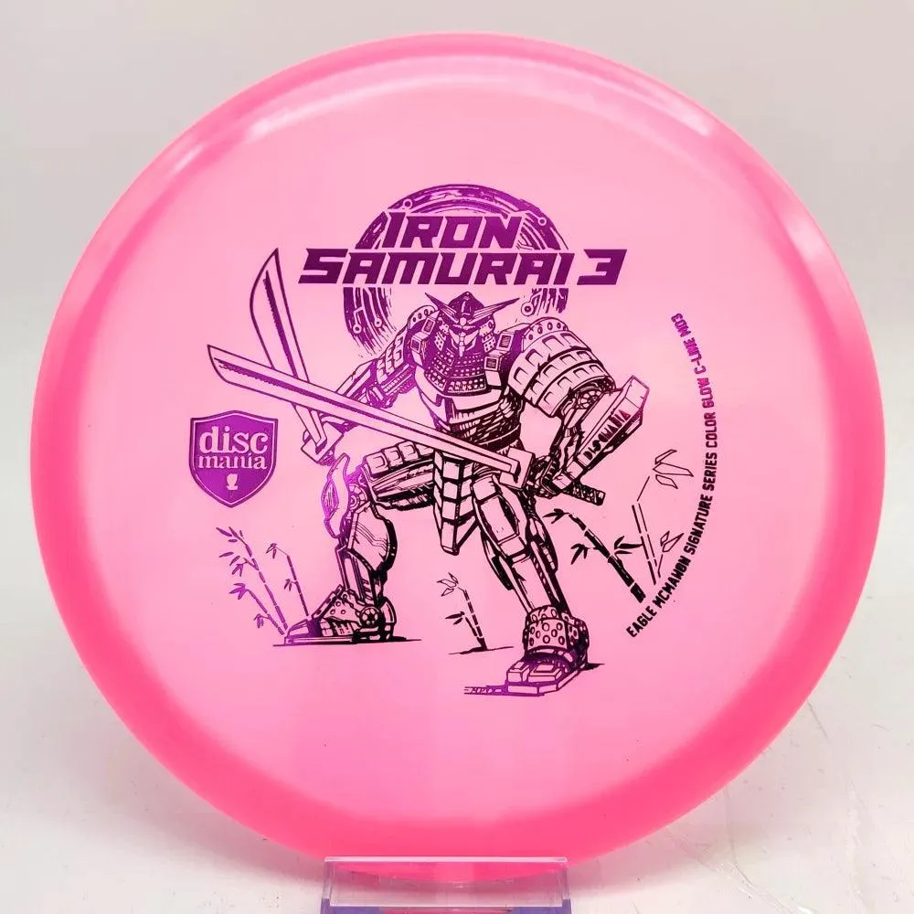 Discmania Iron Samurai 3 Eagle McMahaon Signature Color Glow C-Line MD3