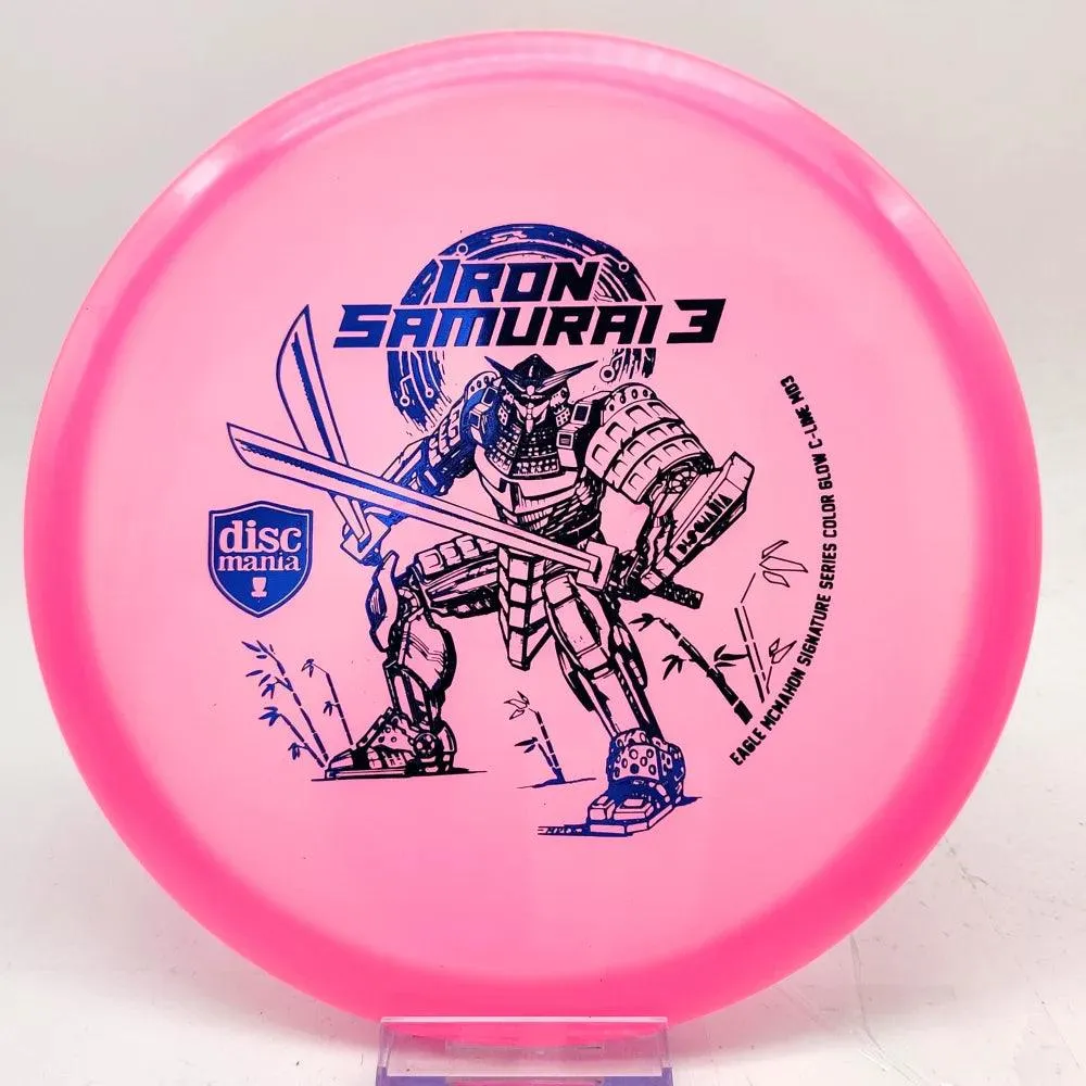 Discmania Iron Samurai 3 Eagle McMahaon Signature Color Glow C-Line MD3