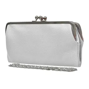 Double Frame White NGIL Vintage Style Wallet