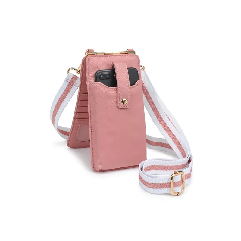 DUALITY - PHONE CROSSBODY-PASTEL PINK