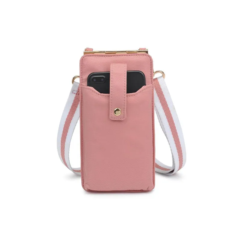 DUALITY - PHONE CROSSBODY-PASTEL PINK