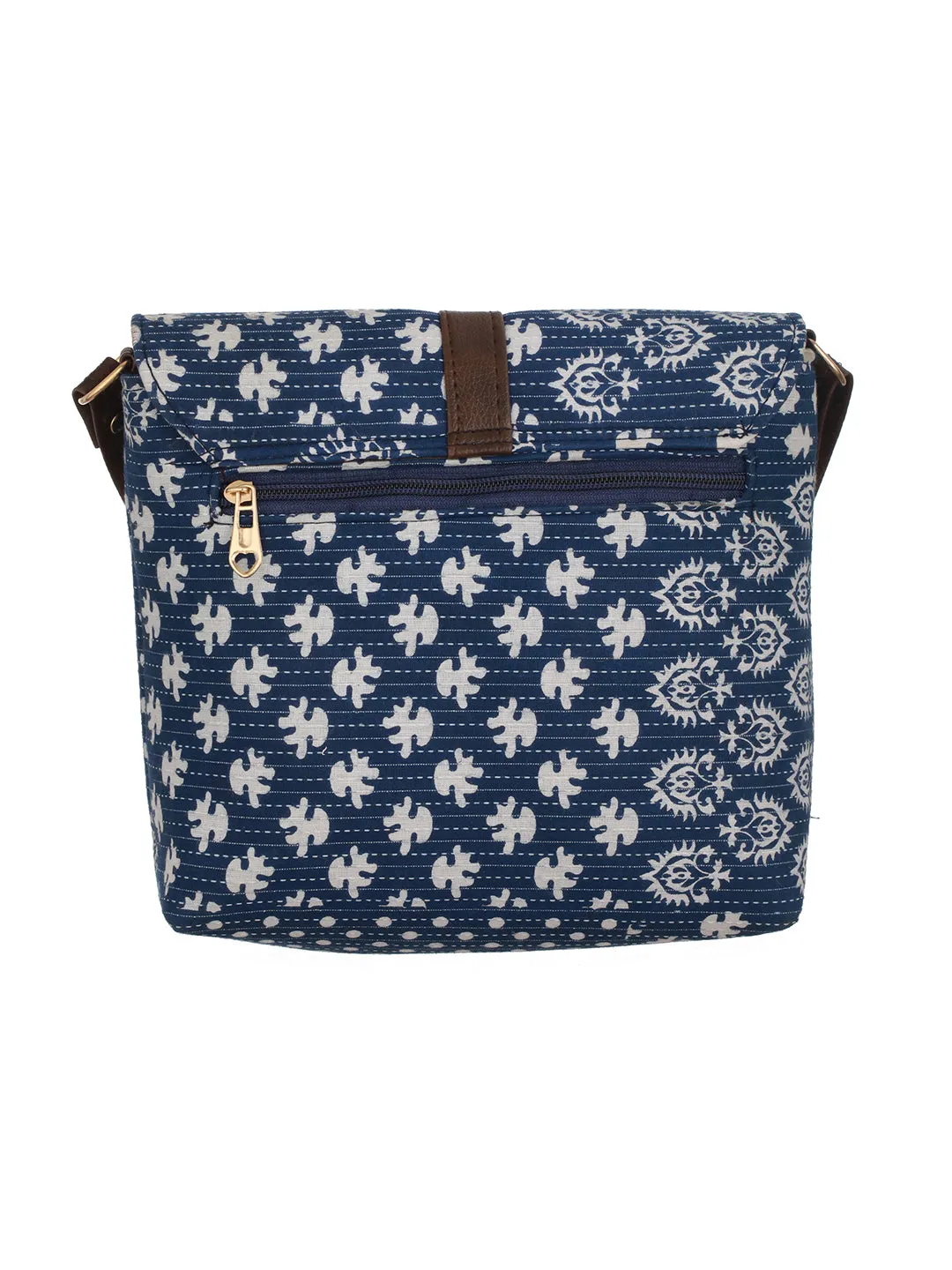 Ethnic Motifs Printed Structured Sling Bag